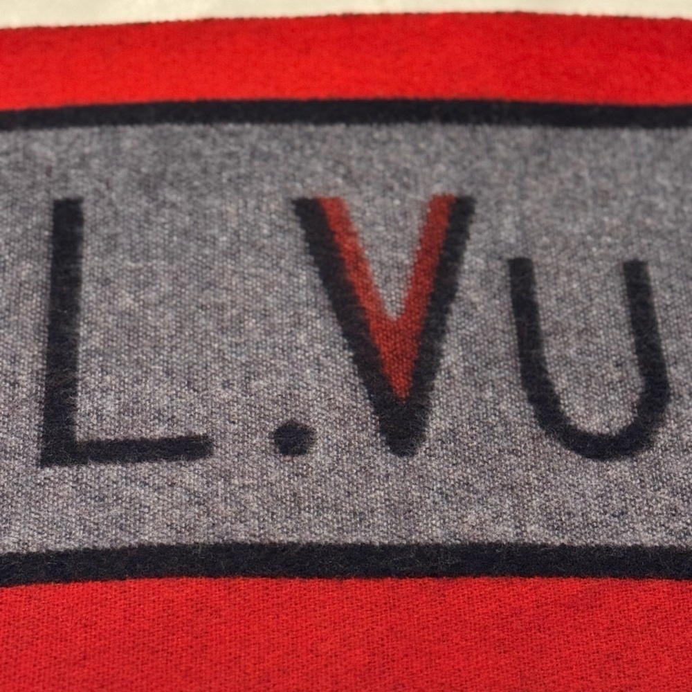 Louis Vuitton cashmere blend long scarf unisex - Picture 4 of 5